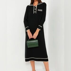 Tuckernuck Black and White Long Sleeve Dress